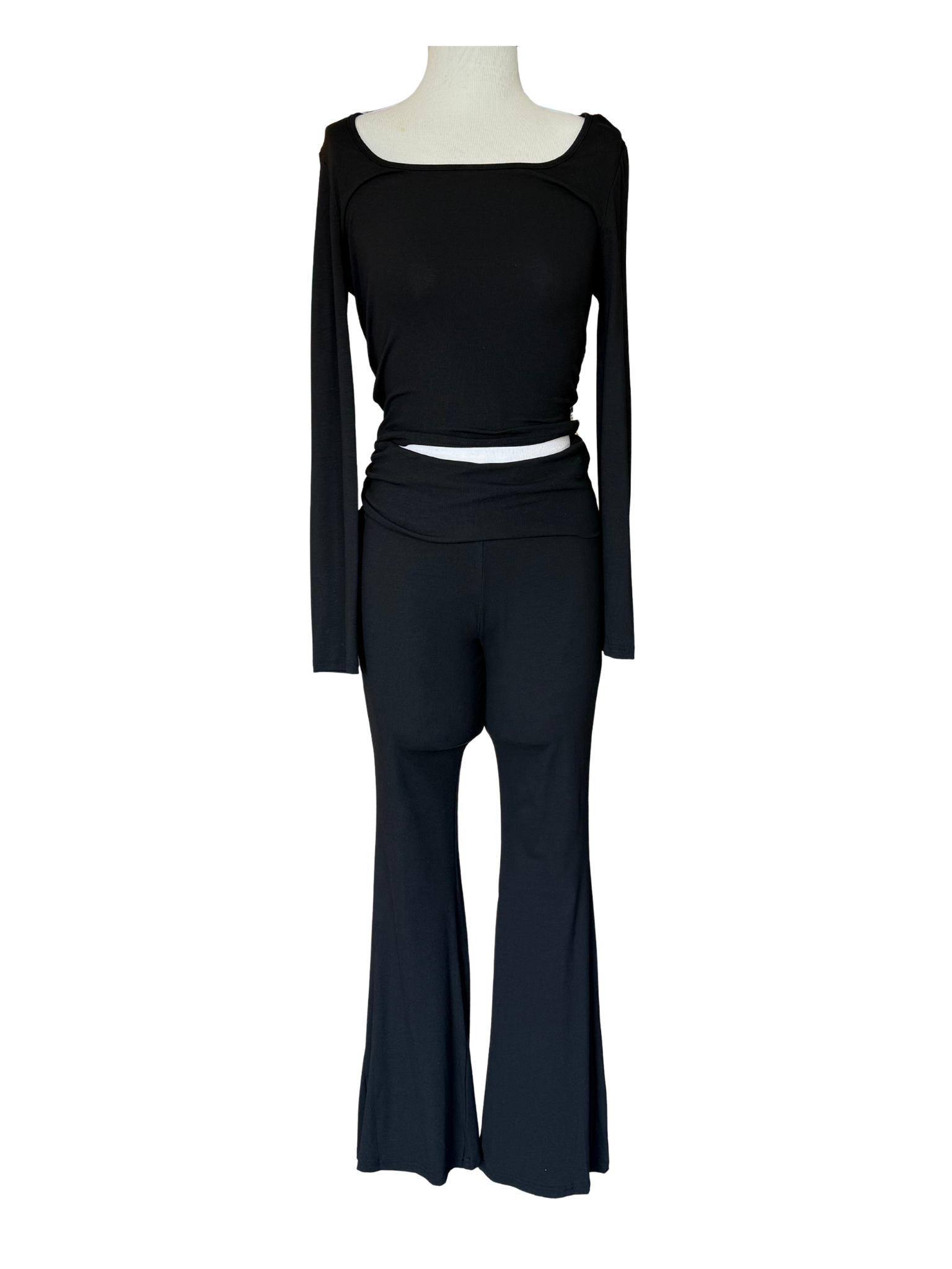 Set de Dos Piezas Manga Larga – Color Negro