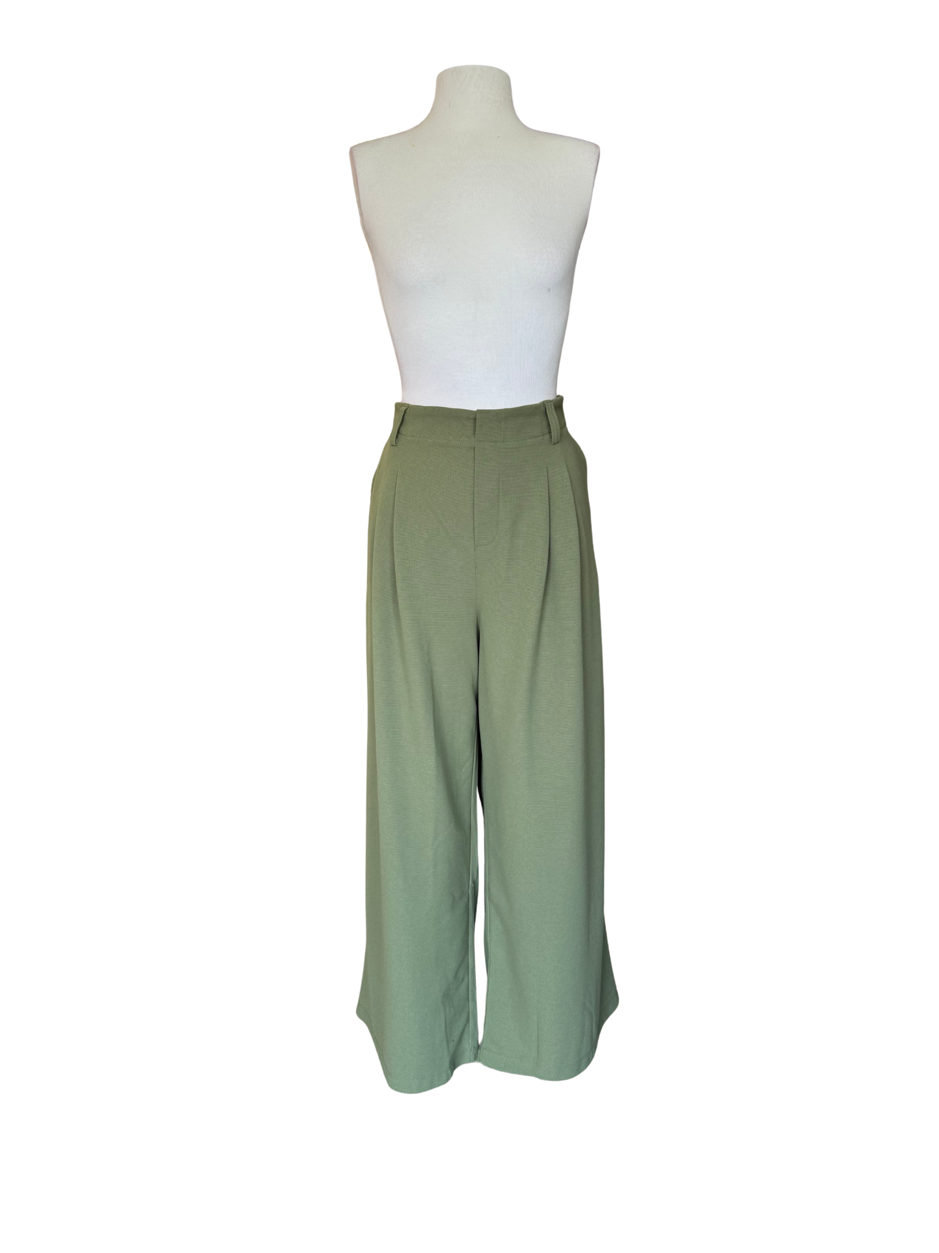 Pantalón Verde Oliva – Corte Recto y Estilo Versátil