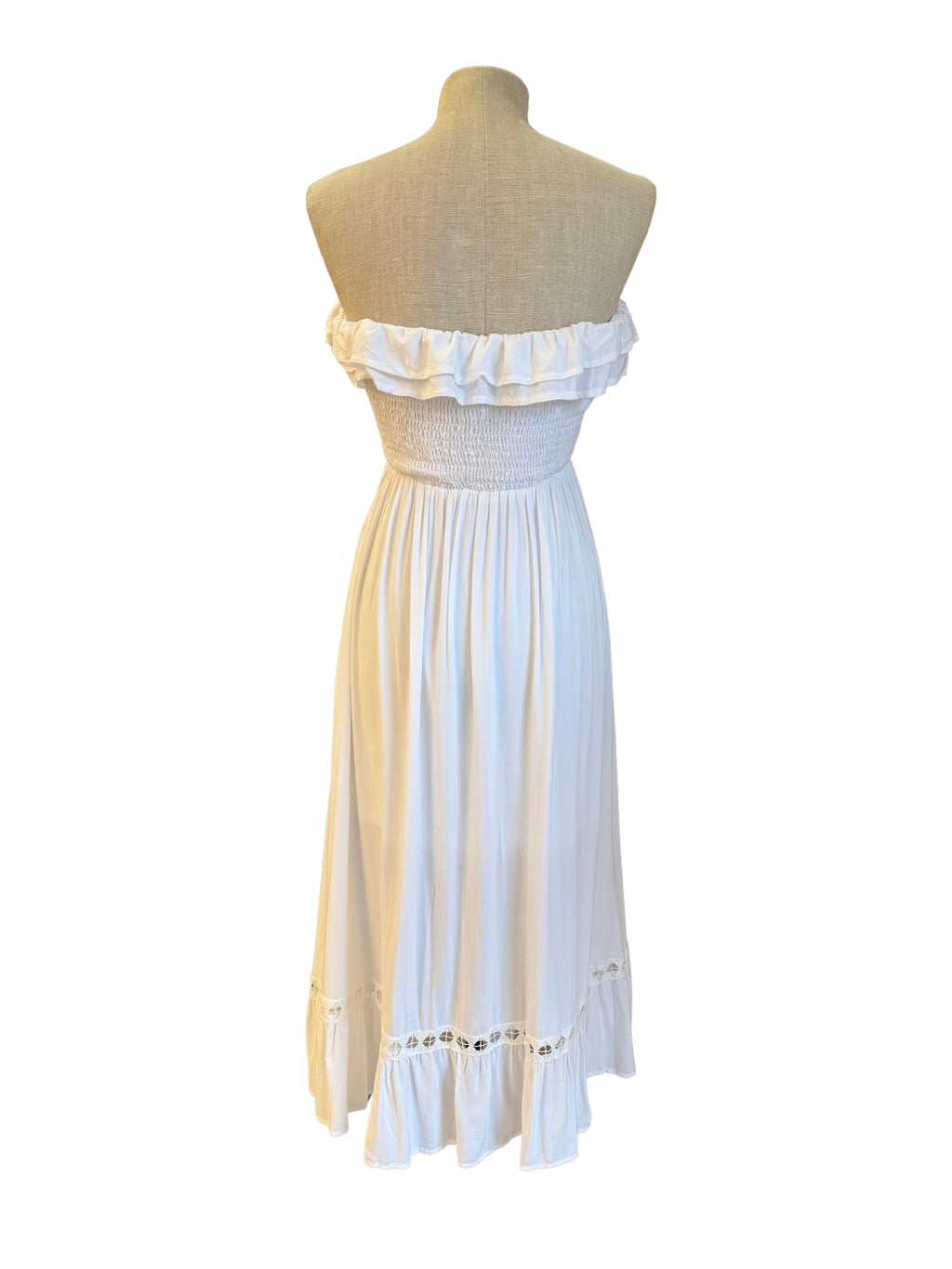 Vestido Blanco Off Shoulder