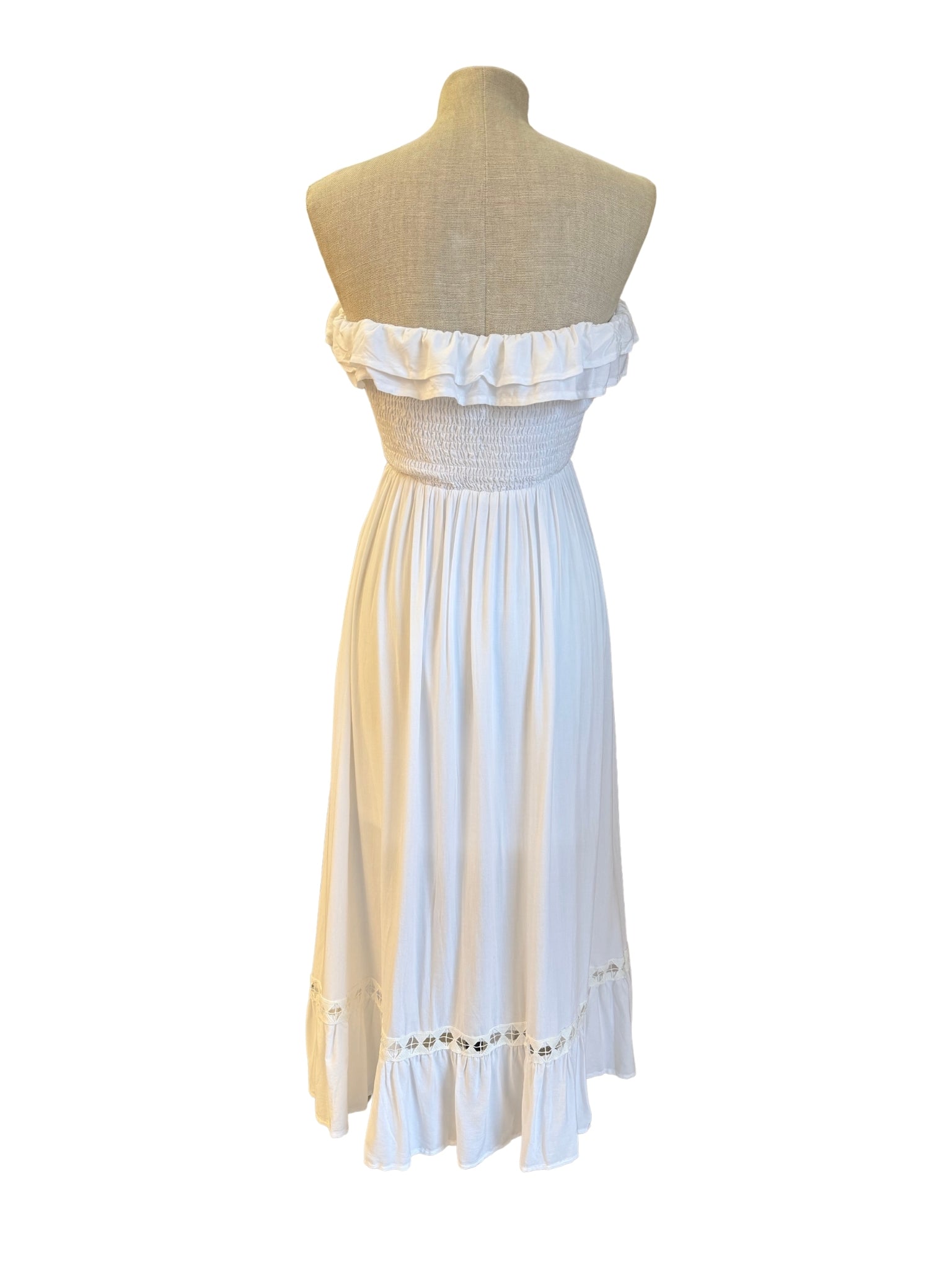 Vestido Blanco Off Shoulder