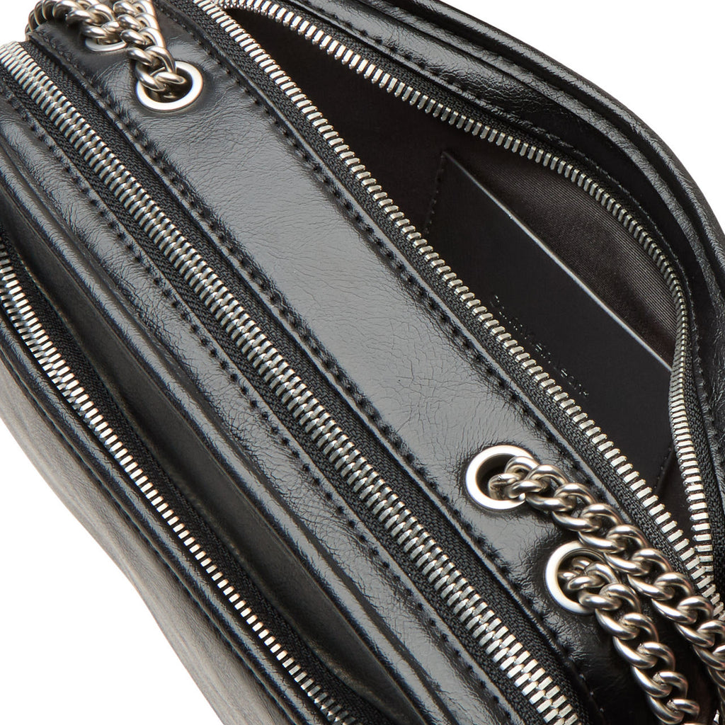 Bolso Negro Calvin Klein Jeans – Doble Cierre | Estilo y Versatilidad en Cada Detalle