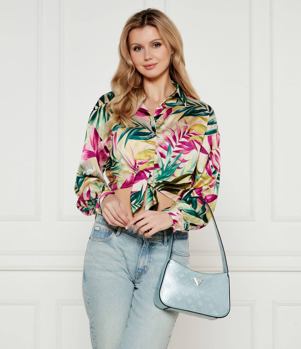 Bolso Guess Arnela Azul – Elegancia Casual con Toque Moderno