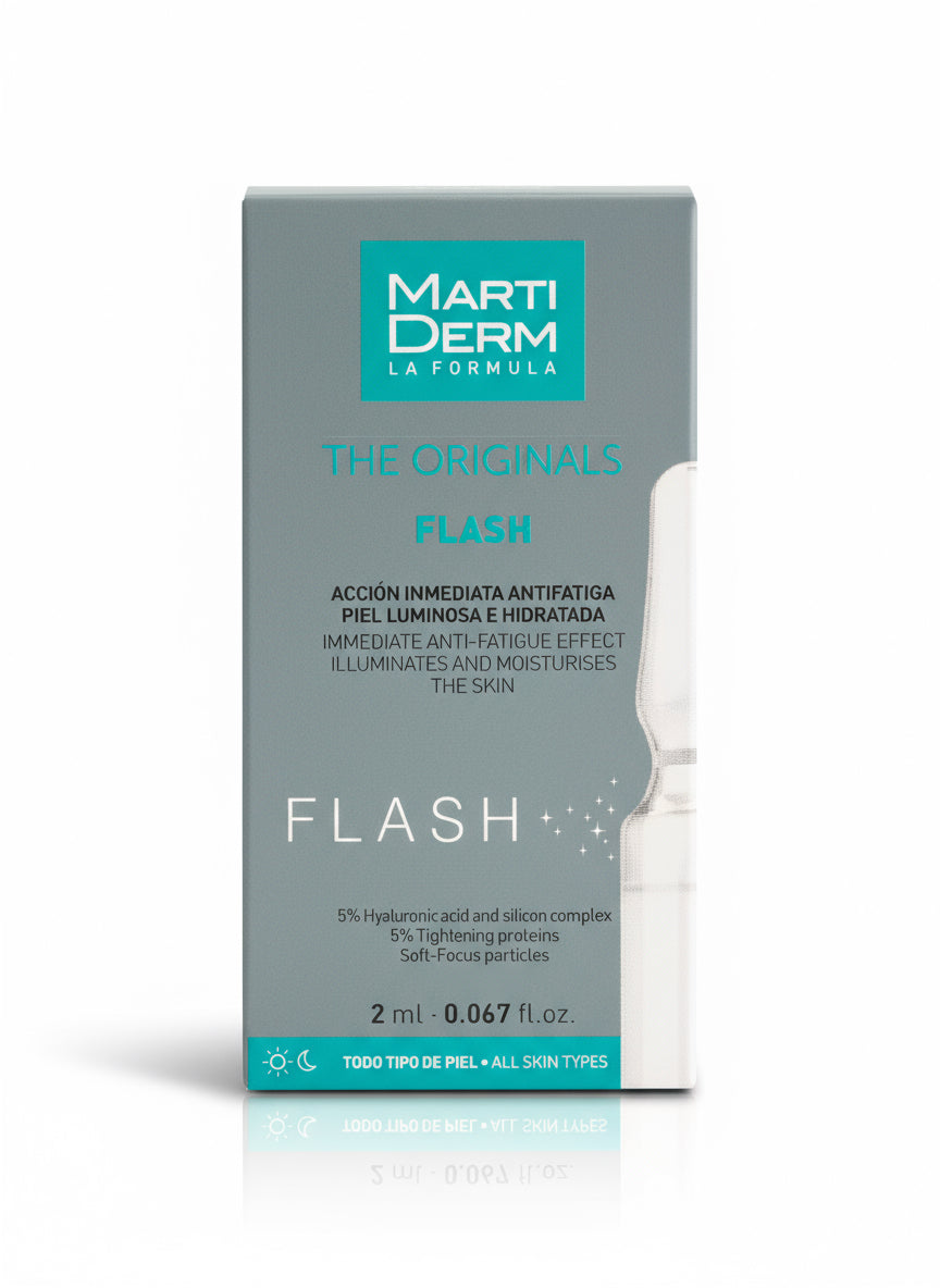 Ampollas MartiDerm Flash – Efecto Antifatiga Inmediato (2 ml)