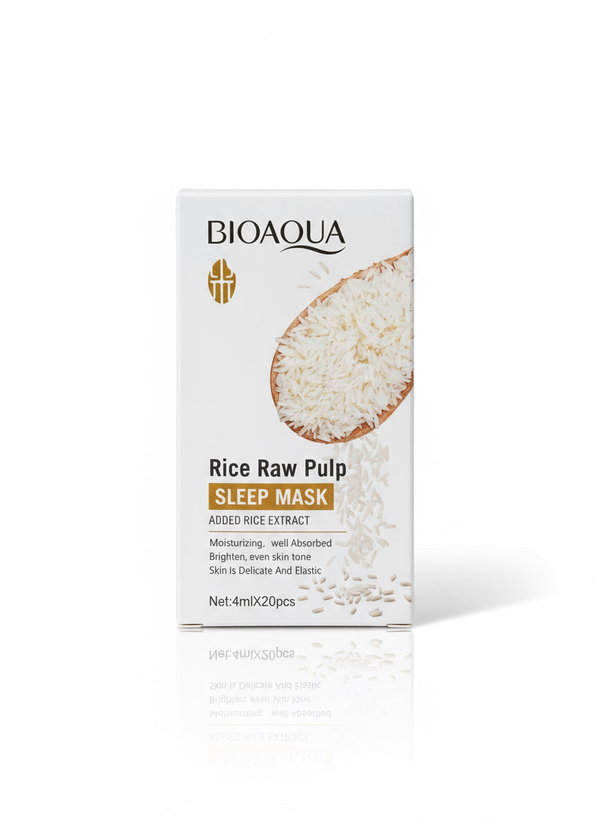 Mascarilla Nocturna Rice Raw Pulp – Bioaqua