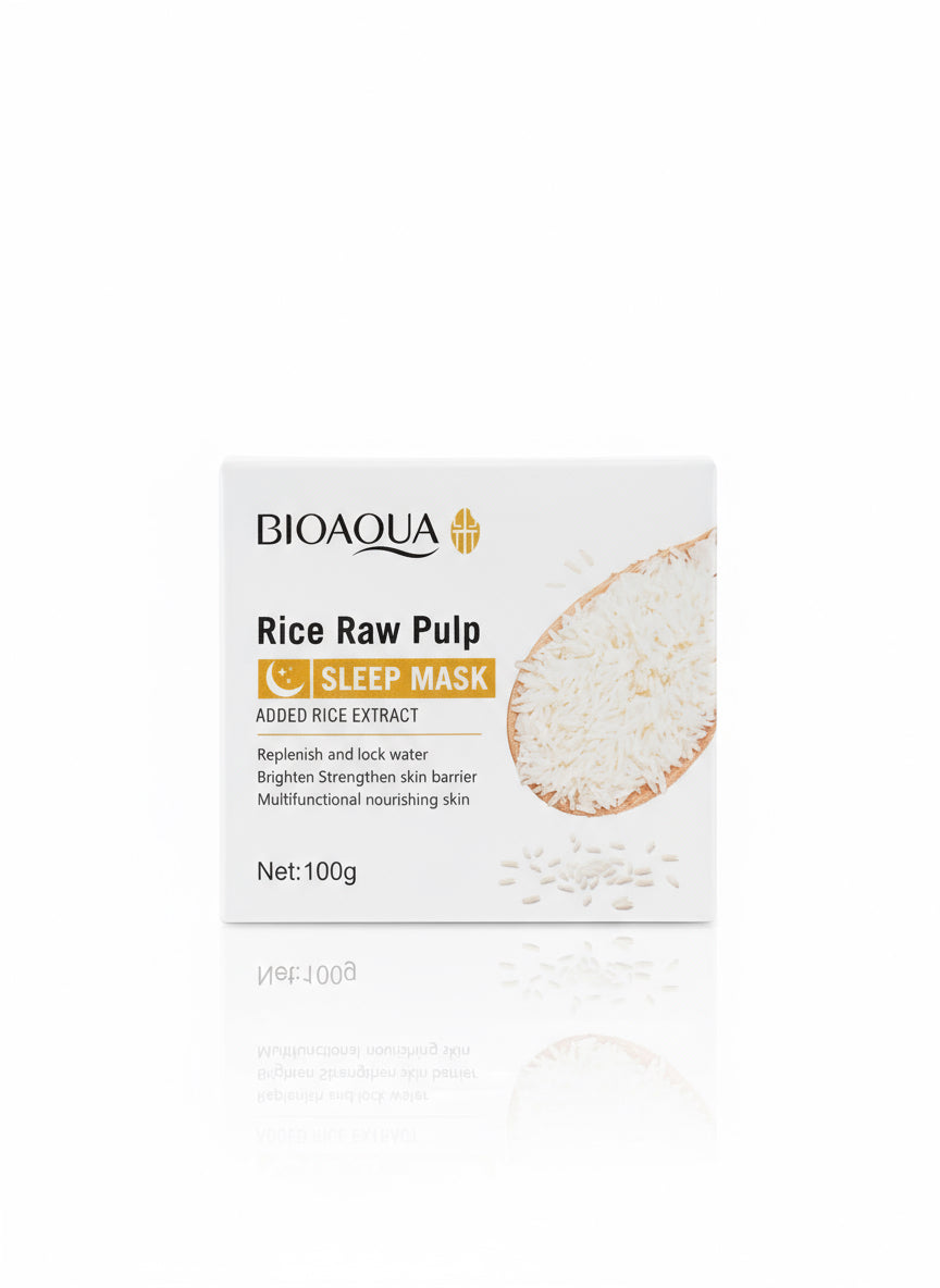 Mascarilla Nocturna Rice Raw Pulp – Bioaqua (100 g)