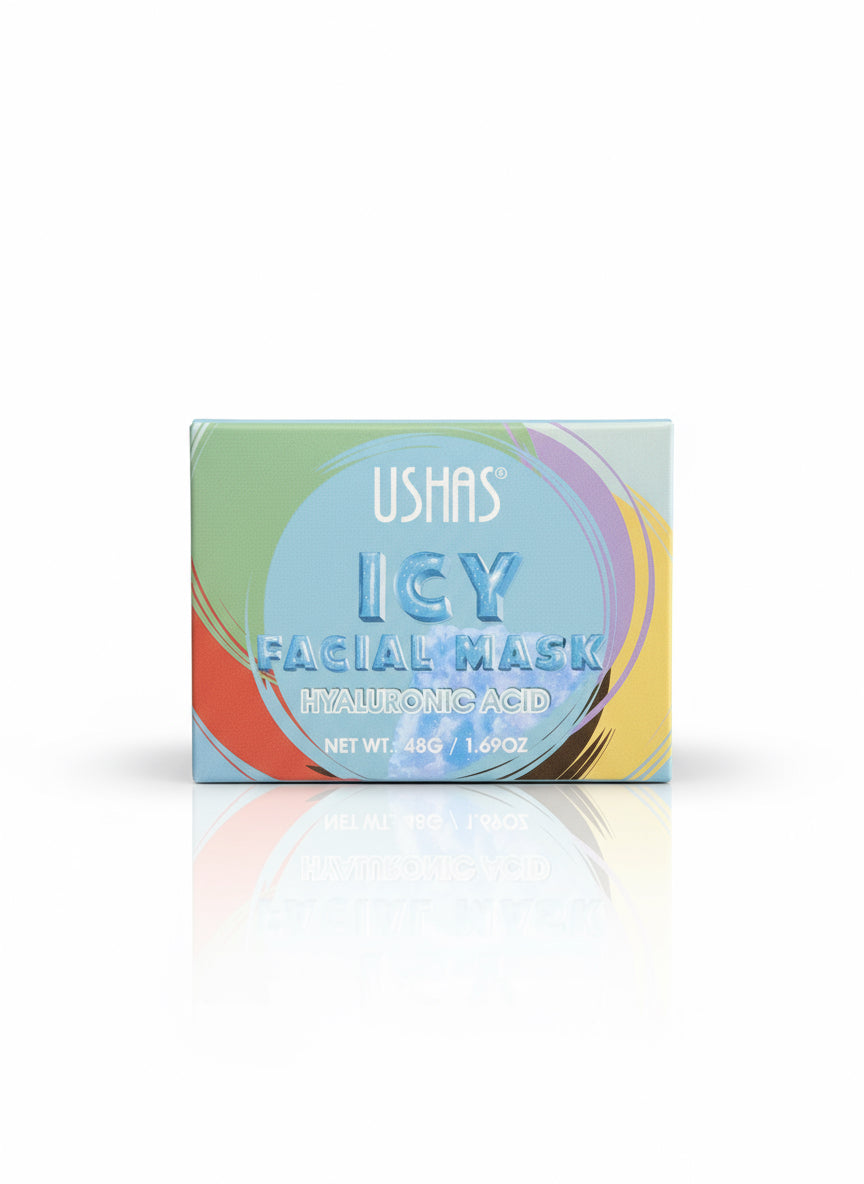 Mascarilla Facial Icy con ácido hialurónico – Ushas (48 g)