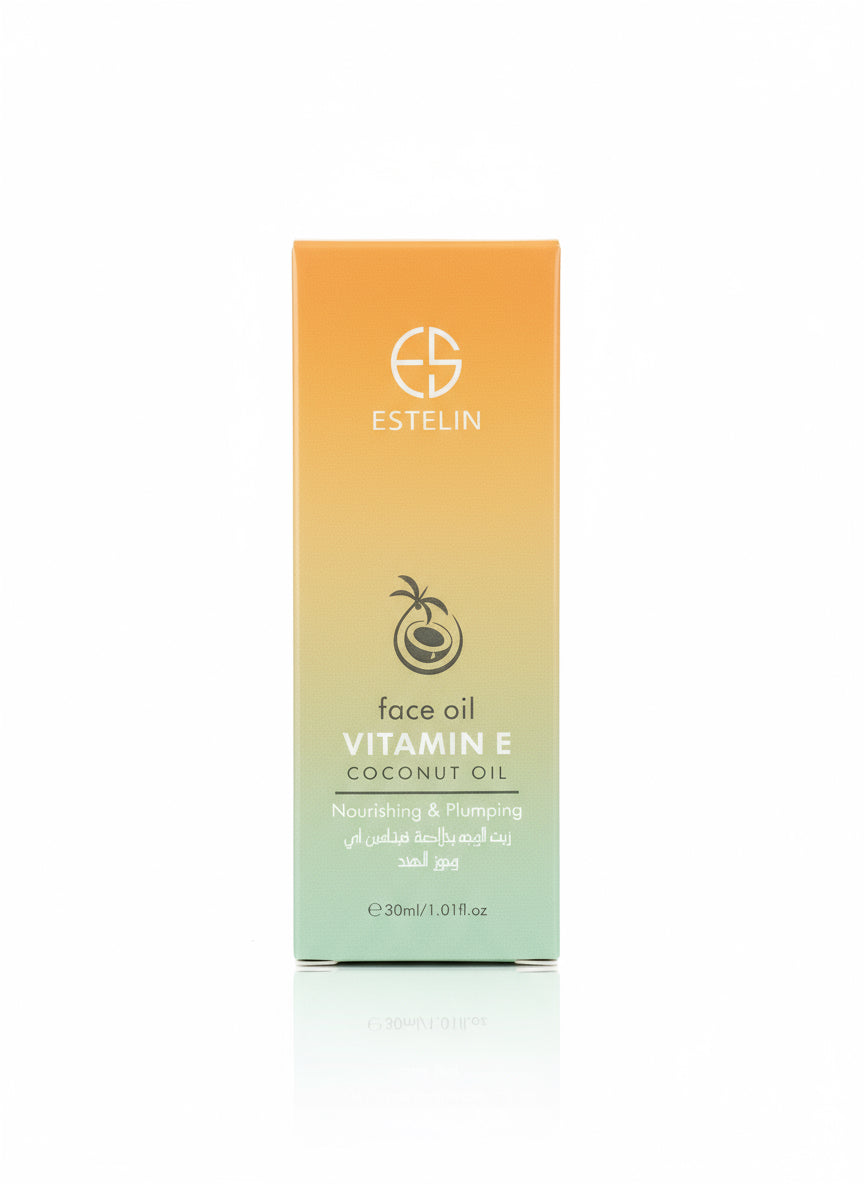 Face Oil Vitamin E Coconut Oil – Estelin (30 ml)